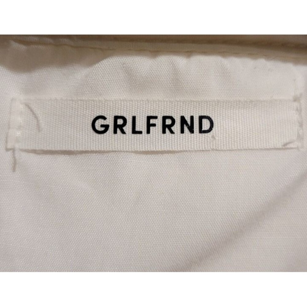 GRLFRND Cut Off Jean Jacket Christy Ivory Oversized, Women's XS - Picture 3 of 4